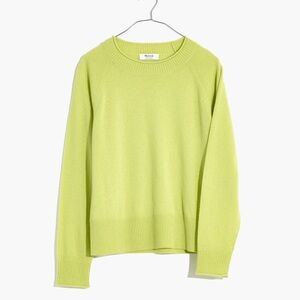 Women's Madewell Cashmere Roll-Trim Pullover Sweater size small